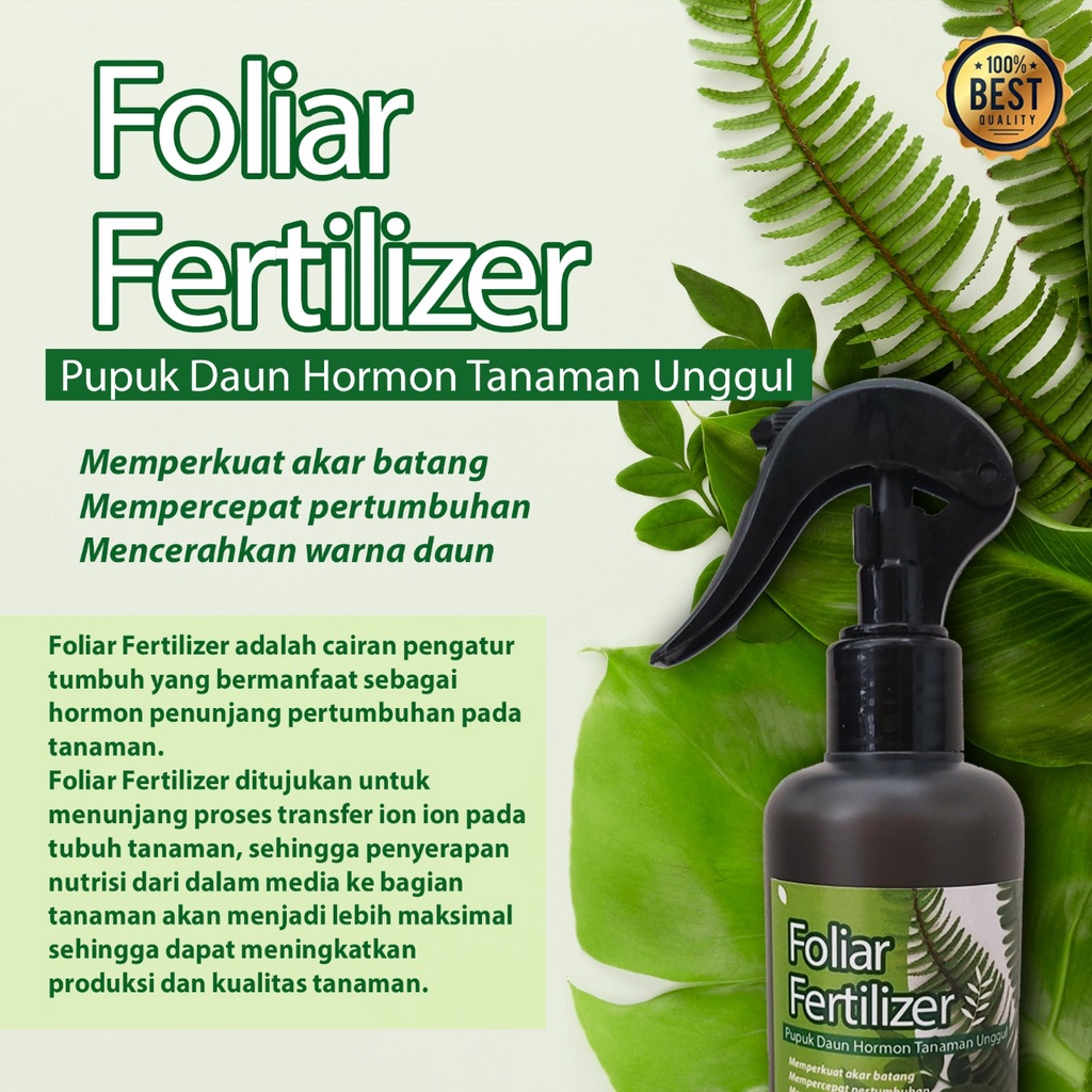 Pupuk Organik Tanaman Hias Daun NPK Foliar Fortilizer 250 ml