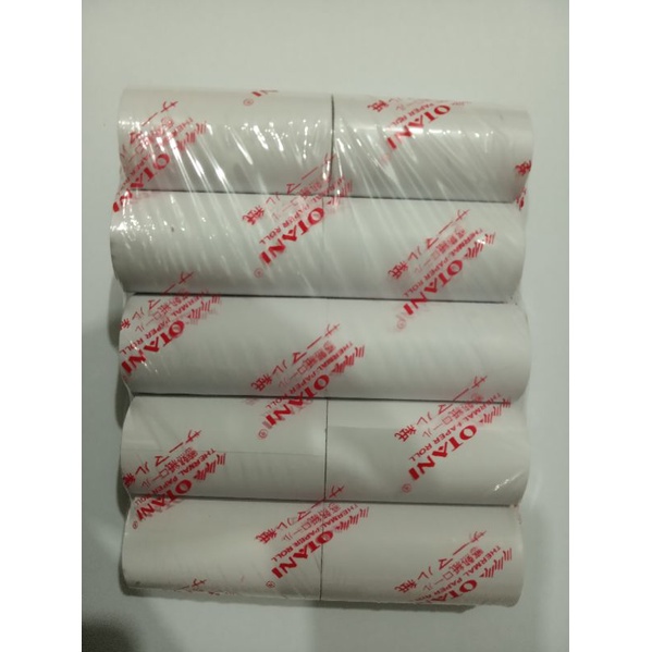 

Kertas Thermal 57X30 / 57x31MM OTANI HARGA 1 ROLL Printer Bluetooth Kasir SPOT EDC BRI INV