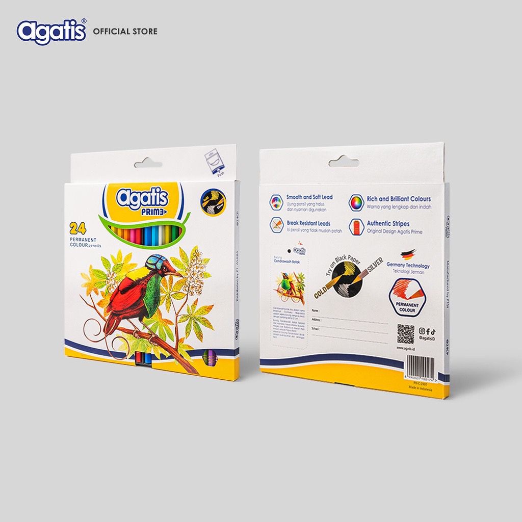 

Pensil Warna AGATIS Prime 24 Warna Panjang