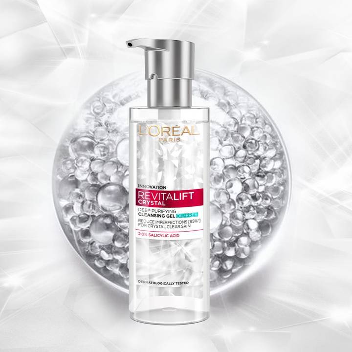 L’Oréal Paris REVITALIFT Crystal Deep Purifying Cleanser Gel