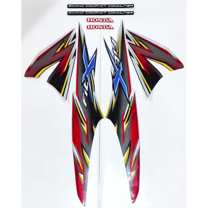 stiker list striping body supra fit x 2008