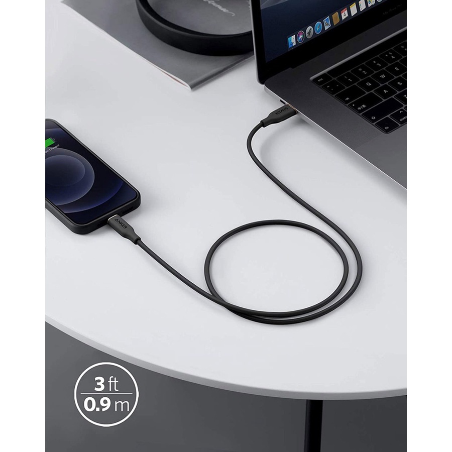 Anker Powerline III Flow USB-C to Lightning 0,9M 3FT Data Cable A8662