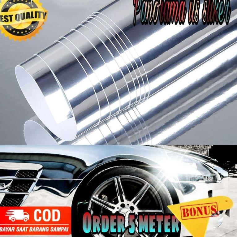 BOT.18Oc22ᵂ ▪ SKOTLET STIKER MOTOR WARNA CROM /STICKER MOTOR STAINLESS /STICKER MOTOR WARNA SILVER /