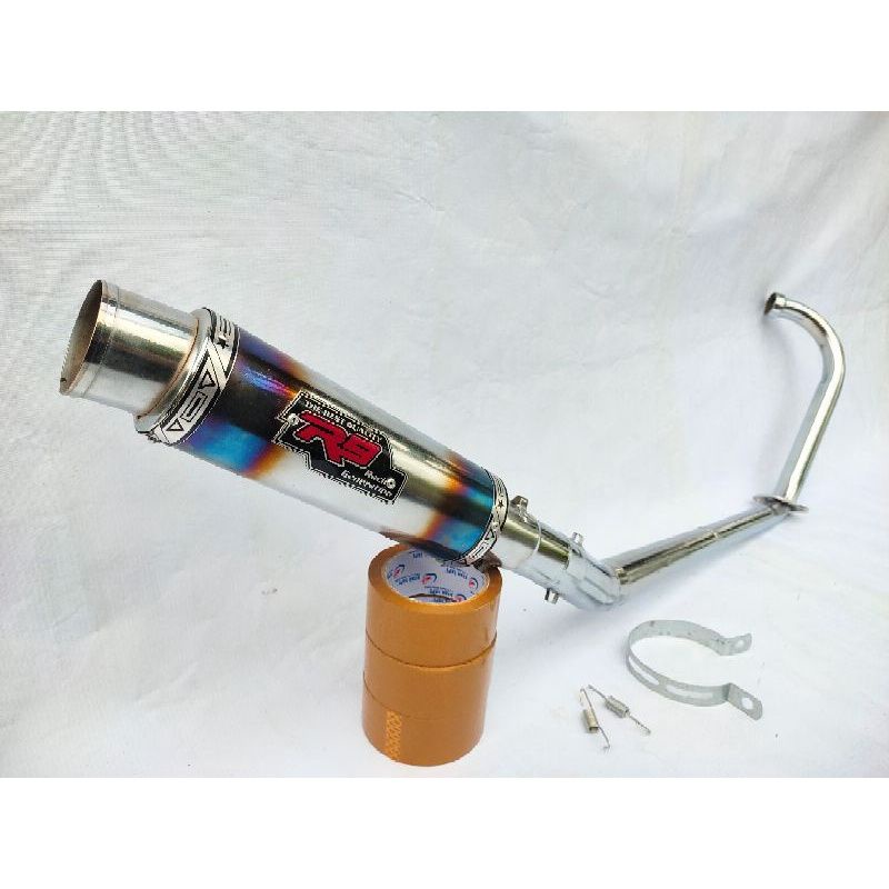 knalpot racing R9 mugelo satria fu karbu satria fu 150 jupiter mx old/135
