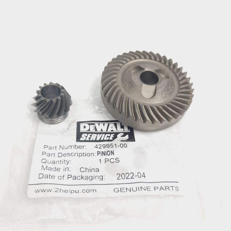 Gear + Pinion Mesin Gerinda DEWALT DW 830 ( 429951-00 )