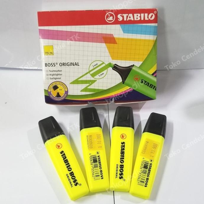 

&<&<&<&] Highlighter / Textliner / Stabilo Boss Yellow Kuning