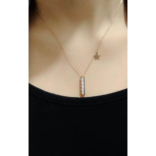 Kalung Titanium. Xuping Titanium Lapis Mas Sumbayak