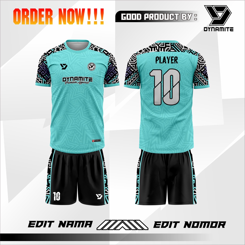 PROMO JERSEY CUSTOM BOLA/FUTSAL VOLI VOLLEY BADMINTON KEREN PREMIUM KAOS STELAN OLAHRAGA ORIGINAL DY