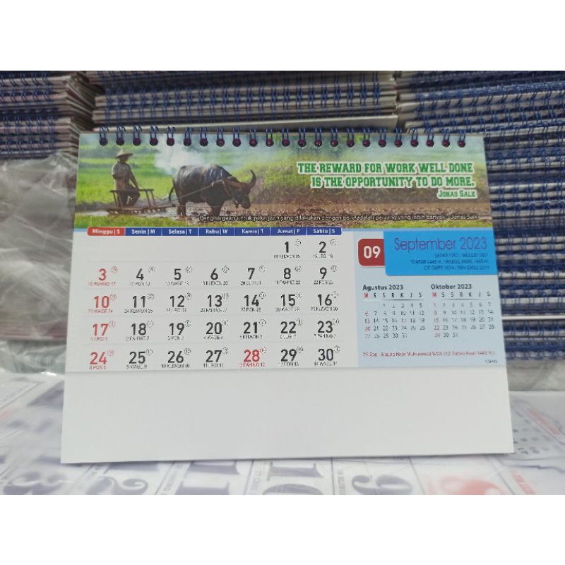 Jual Kalender Meja Terbaru Lanskep Motivasi Pemandangan 2023 Shopee Indonesia 