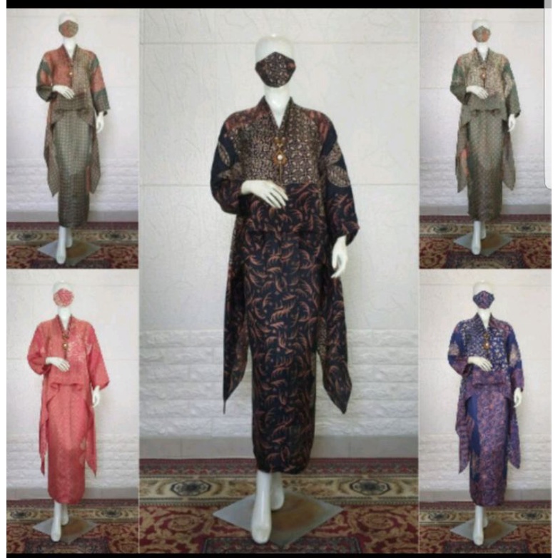 SETELAN BATIK VISCOSE SET ROK BLOUSE KEBAYA MODERN VISCOSE SEMI SUTRA