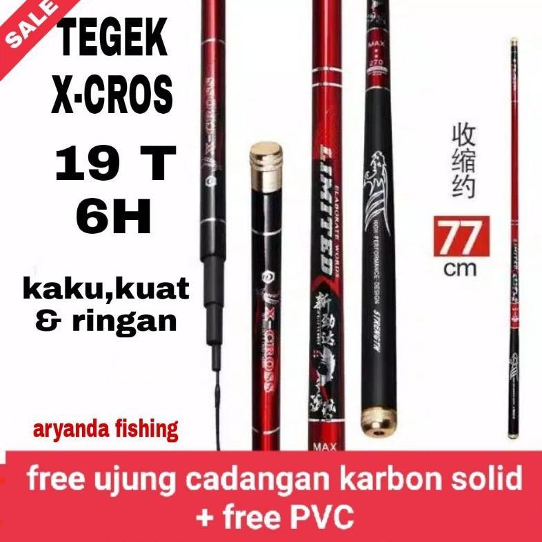 JORAN TEGEK KAKU X CROSS LIMITED & X CROSS SUPER LEADER (PACKING PARALON) BONUS UJUNG CADANGAN / TON