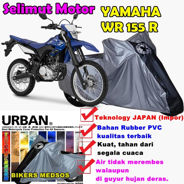Cover Sarung Selimut Motor Yamaha WR 155 R / Mantel Tutup Motor WR155