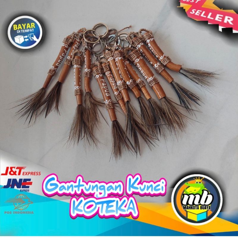 Gantungan Kunci Antik Koteka Papua