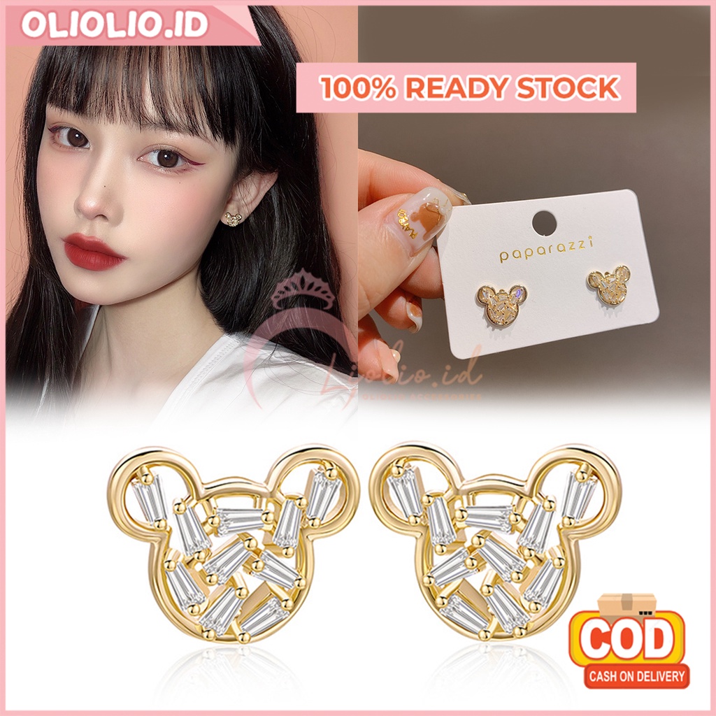 Anting Korea Perempuan Dewasa Motif Kartun Tikus Aksesoris Perhiasan ANT109