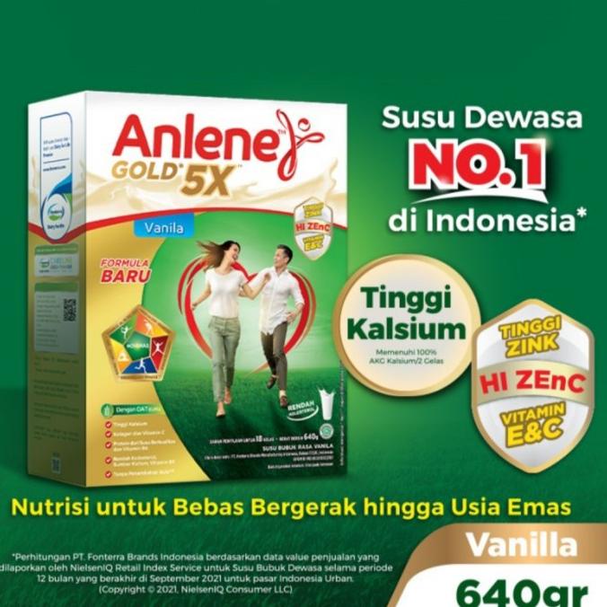 

[ COD ] Anlene Gold Plus Susu Bubuk Rendah Kolesterol 650g 650 g