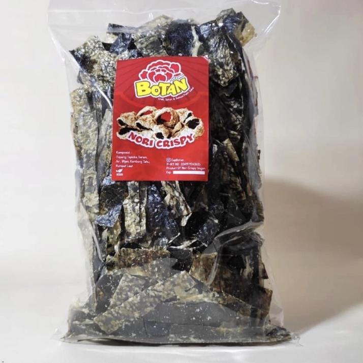 

TRC1h1Gv--FRESH!!! Nori Crispy Mentah 500gr Vegetarian Kerupuk Rumput Laut