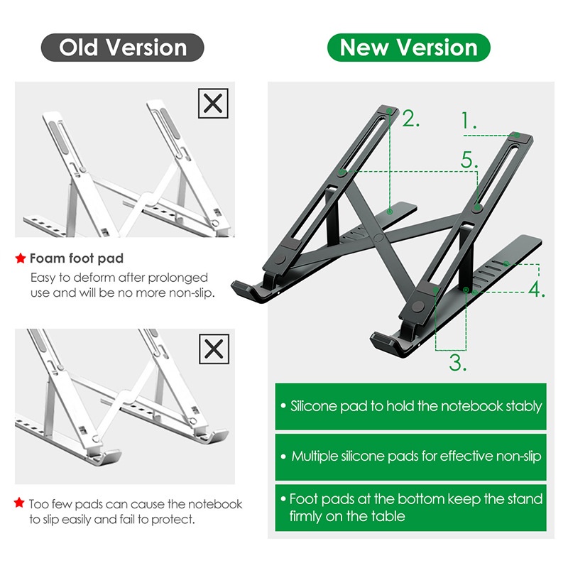 The new laptop stand lift folding portable desktop stand computer cooling rack