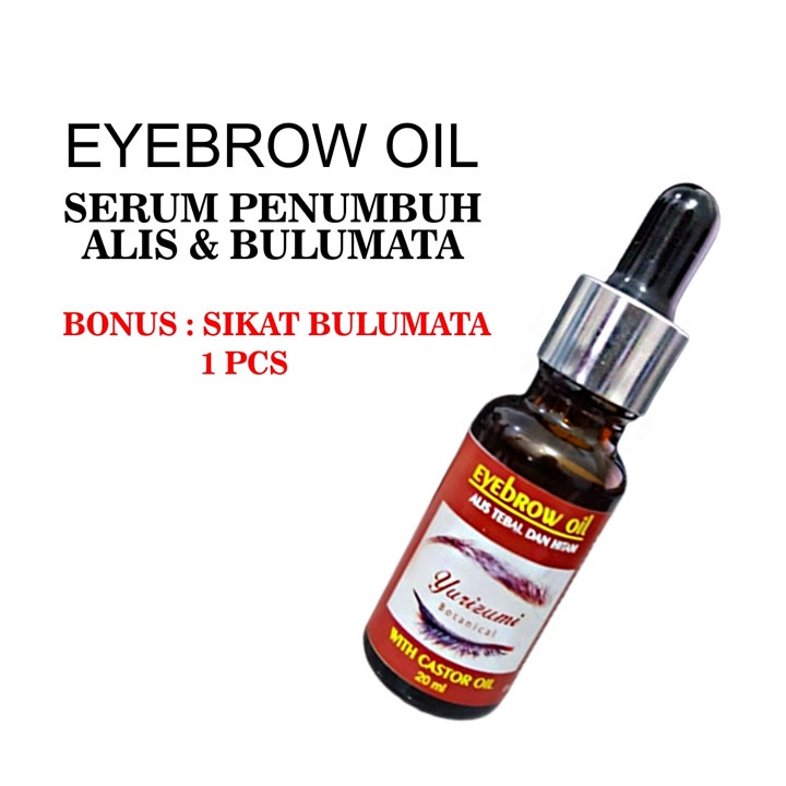 Hope Store - Eyebrow Oil Serum Eyelash Penumbuh &amp; Penebal Bulu Mata Cepat Paling Ampuh !!!