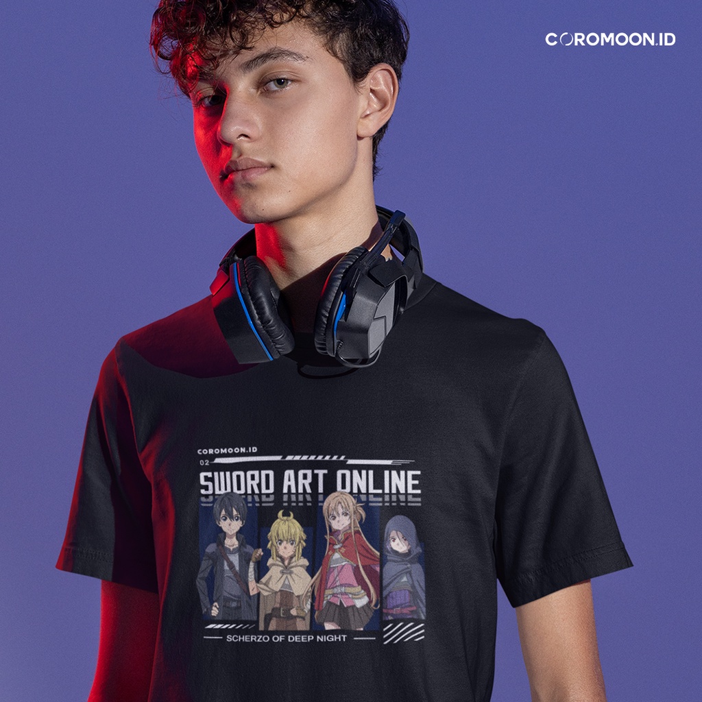 Regular Sword Art Online: Progressive Tee - Scherzo of Deep Night - Kaos anime SAO