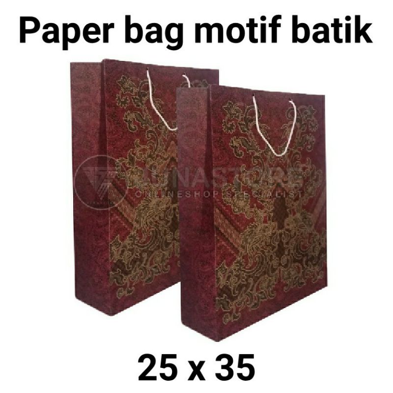 

PAPER BAG MOTIF BATIK 25 X 35