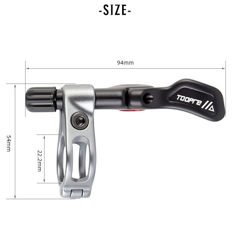 Remote Dropper Seatpost Toopre tuas lever adjustable hidrolik MTB sepeda