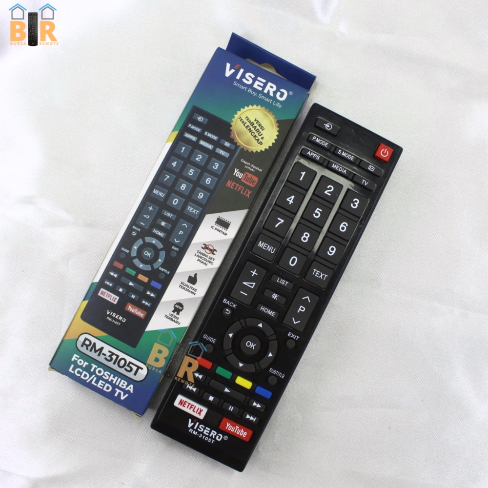 Remot Remote SMART TV TOSHIBA Lcd LED REGZA ANDROID TV MULTI UNIVERSAL