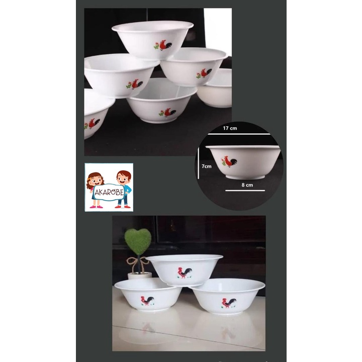 MANGKOK MANGKUK AYAM PLASTIK 777 WS MANGKUK PLASTIK AYAM MANGKOK MAKAN BAKSO MIE AYAM