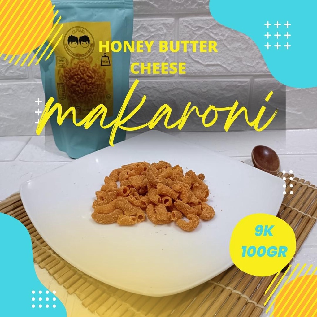 

Makaroni Goreng Makaroni Bantet 100 gr (HONEY BUTTER CHEESE)