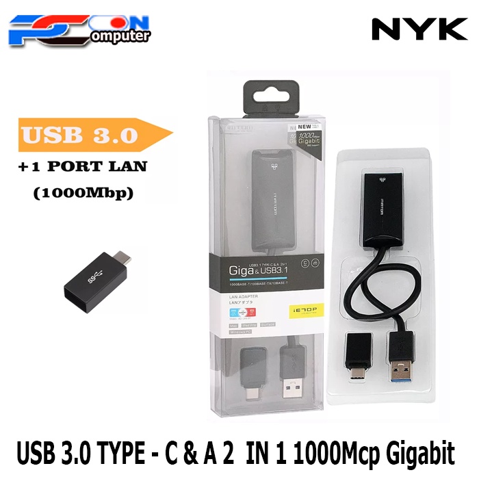 USB 3.1 TYPE-C &amp; A 2 in 1