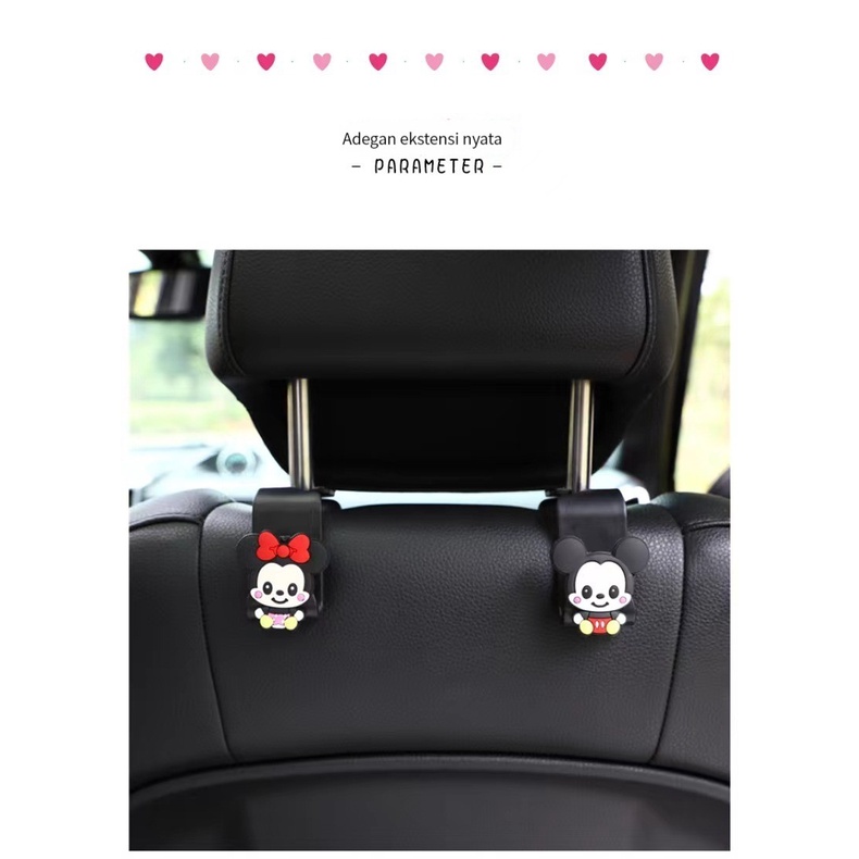 (ada stok, dikirim dari jakarta)Gantungan barang  mobil / Hanger Jok Mobil / Car Hanger