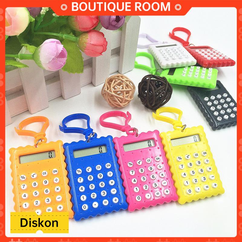 

Ready✨Kartun Korea Candy Kalkulator Mini Pelajar Kalkulator Portabel Ujian Gantungan Kunci Komputer brick design colourfull warna warni BER