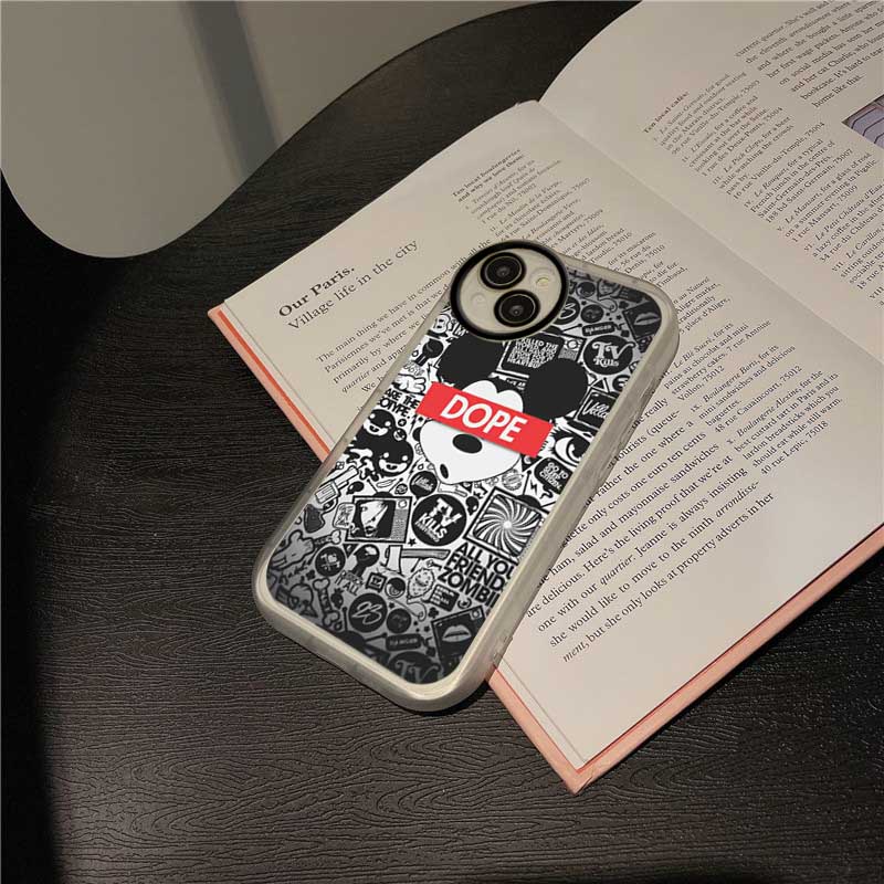 Soft Case Silikon Desain Mickey Untuk OPPO A16 A57 2022 A15 A16K A54 A53 A12 A5S A7 A3S A12E A31 A52 A83 A92 A37 F7 F9 A1K F1s