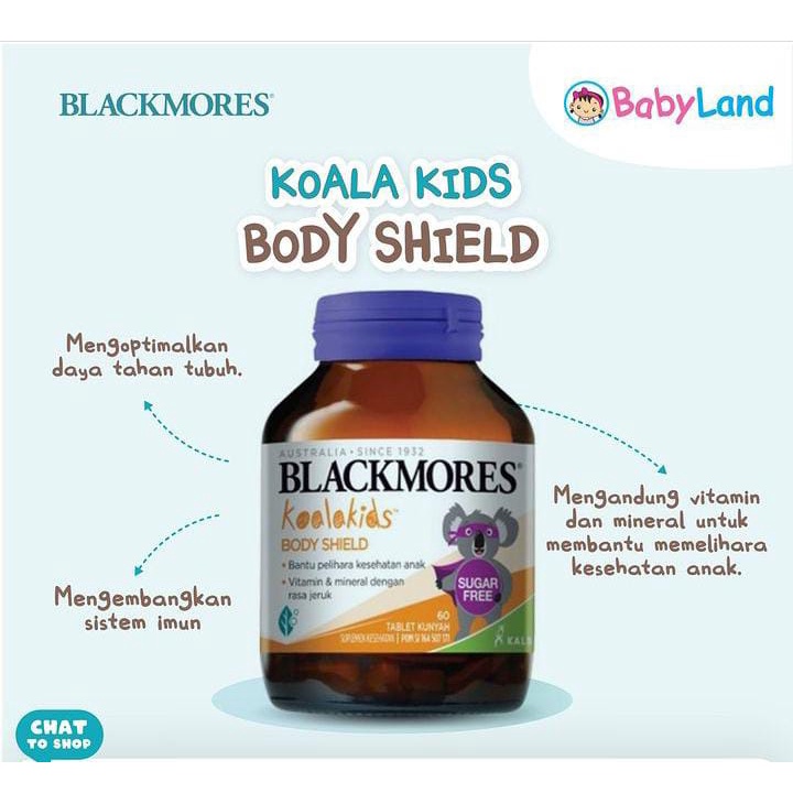 Blackmores Koala Kids Body Shield 60caps Blackmores Kids Body Shield
