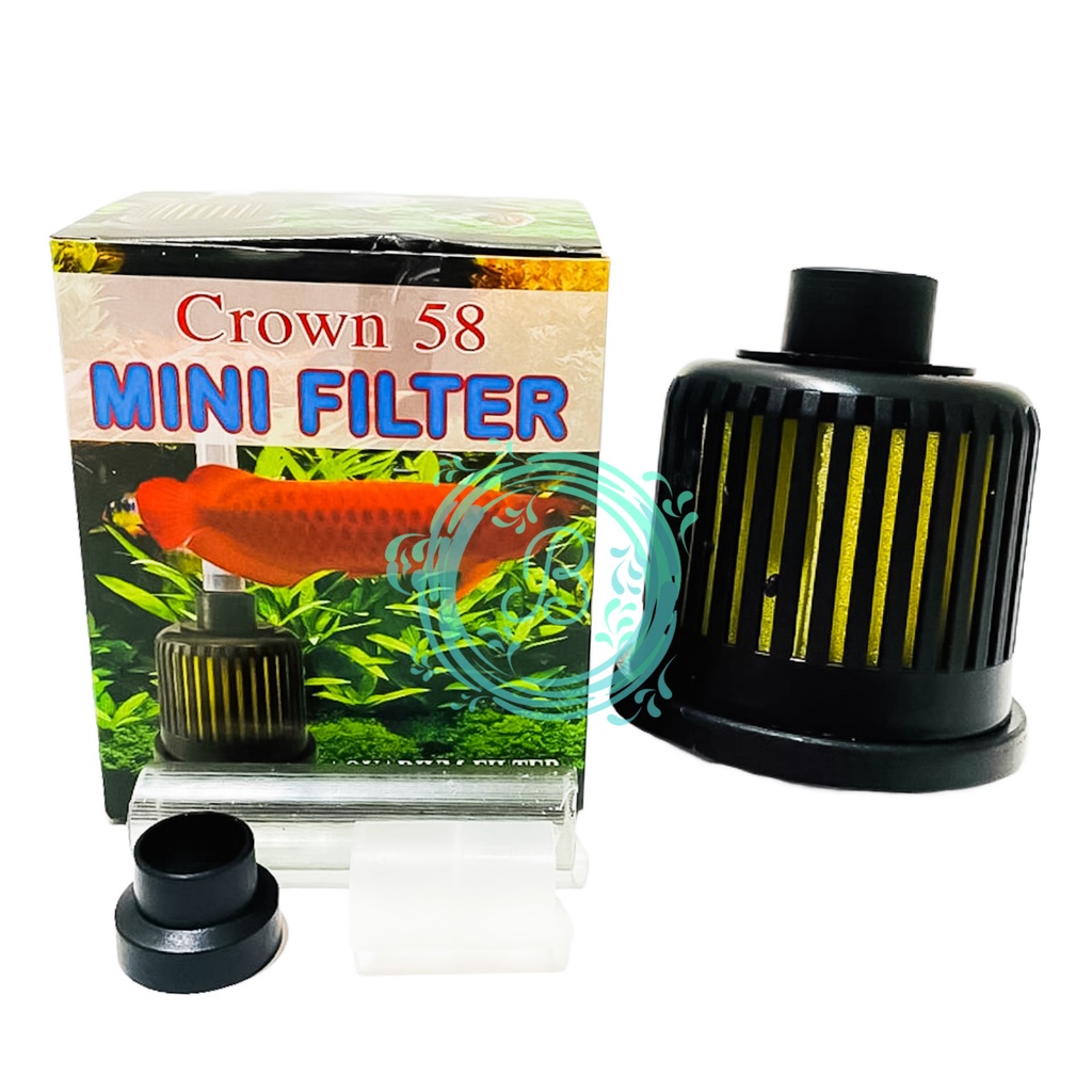 Crown 58 Mini Filter Aquarium Aquascape Internal Filter Aquarium