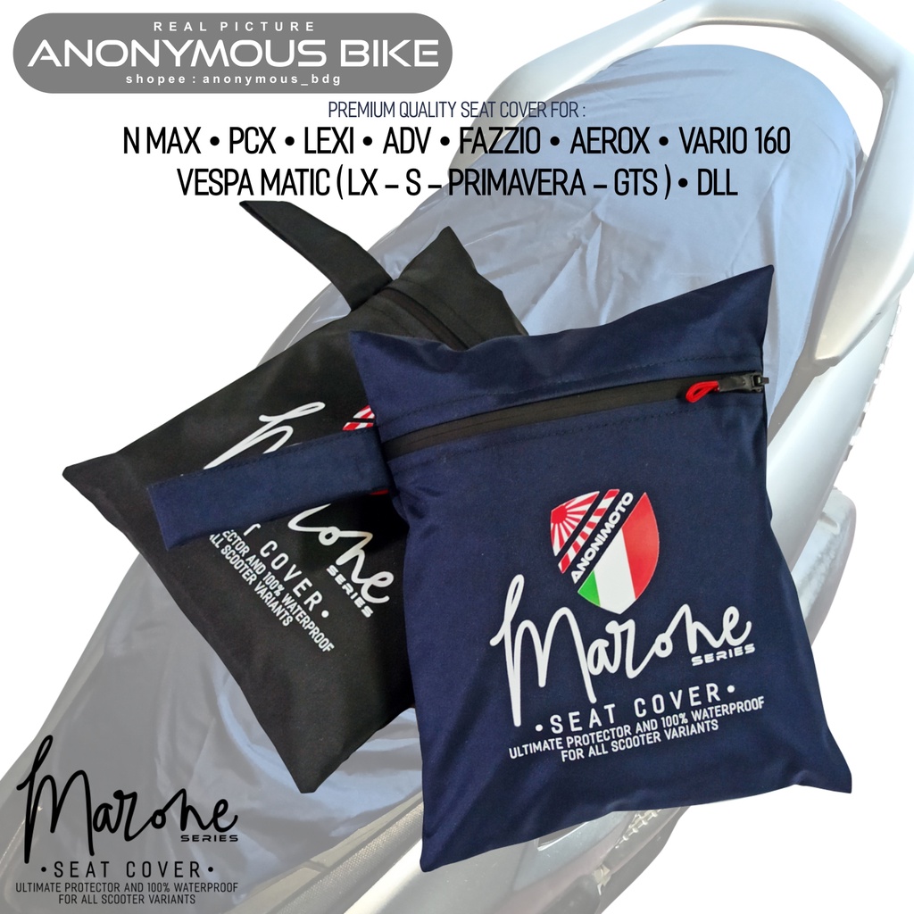 Seat Cover/Sarung/Bungkus Jok Premium Untuk N Max PCX Lexi ADV Fazzio Aerox Vario Vespa Matik Dll