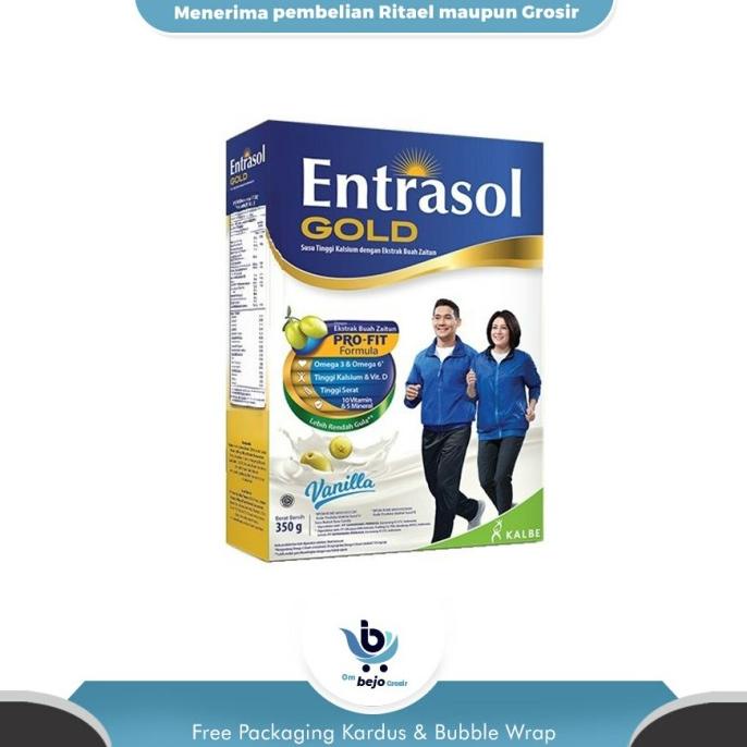 

[ COD ] Entrasol Gold Vanila 350 gram