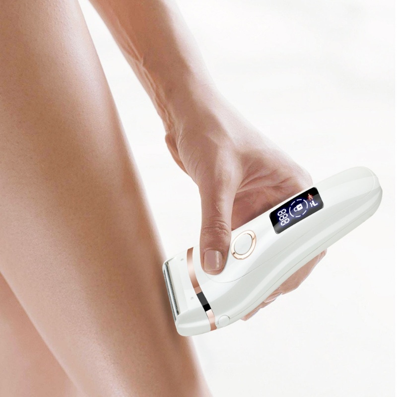 Alat Cukur Epilator Listrik Penghilang Rambut Tubuh Tanpa Sakit Tahan Air Untuk Wanita