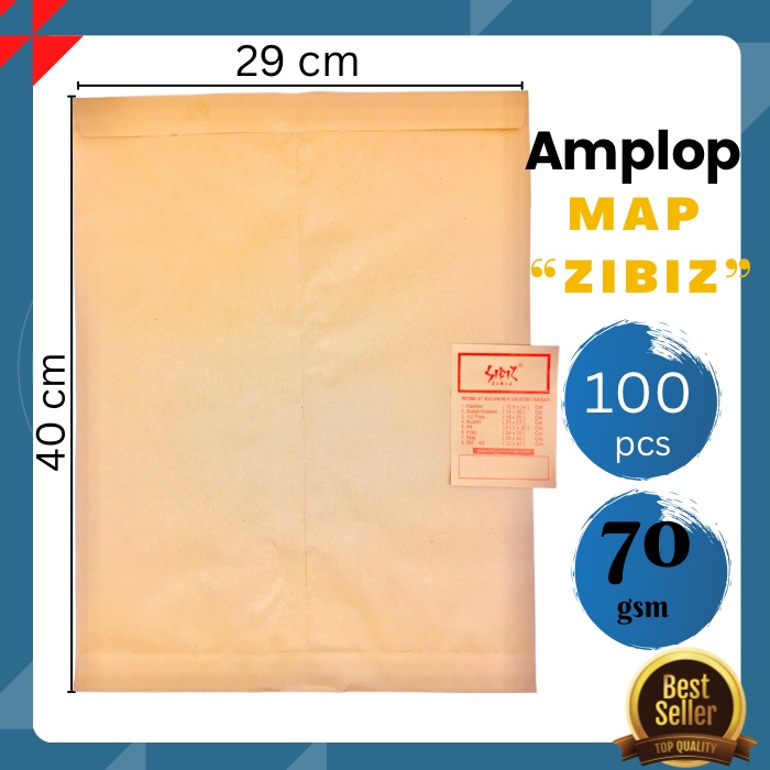

Amplop Coklat MAP ( 29x40Cm )