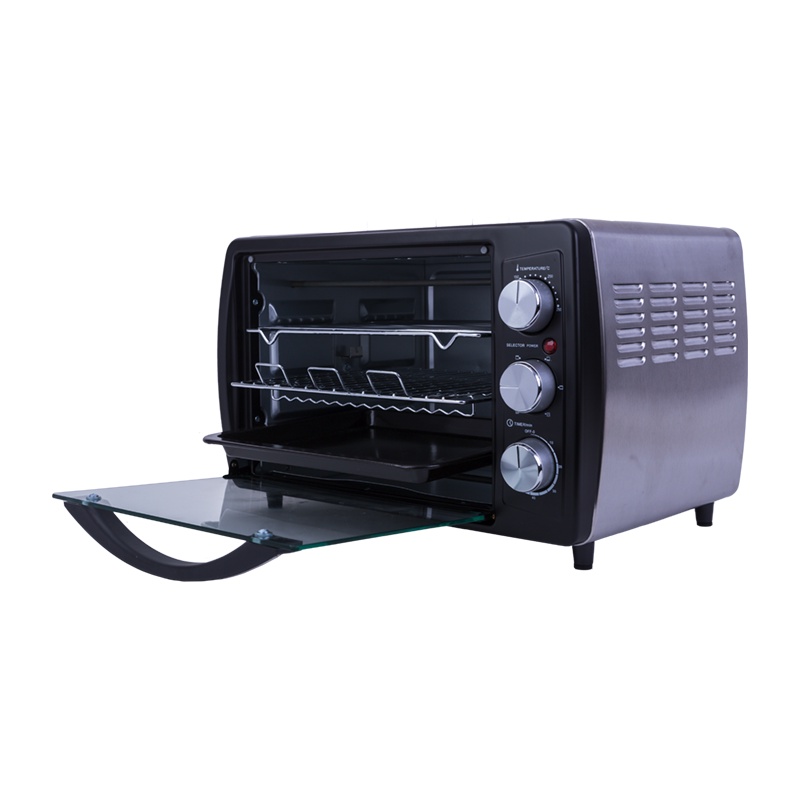 Oven Listrik Kirin - KBO-190RA - KBO190RA Kapasitas 19L - Hitam/Silver - BISA COD