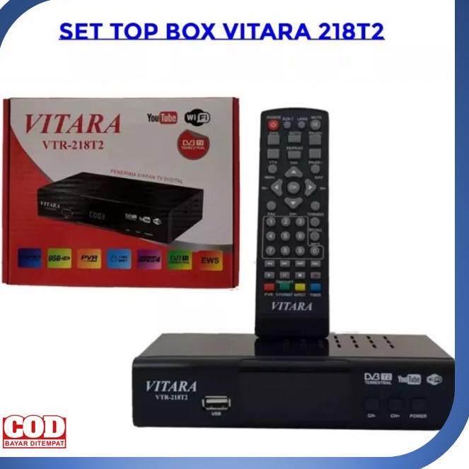 "BJA.18Oc22ĸ" Set Top Box TV Digital untuk TV Tabung / STB Receiver Saluran TV Digital Lengkap Siap 