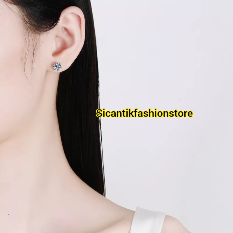 Anting Perak Silver 925 Terbaru Terlaris Karat Selamanya Anting Tusuk Wanita Pria Anting Titanium Wanita Silver Anting Pria Anting Wanita