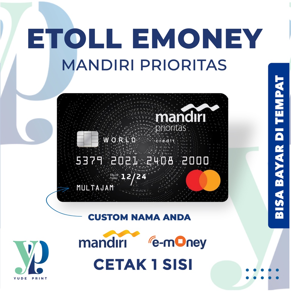 Etoll Emoney Mandiri / Mandiri Platinum / Gambar Master card