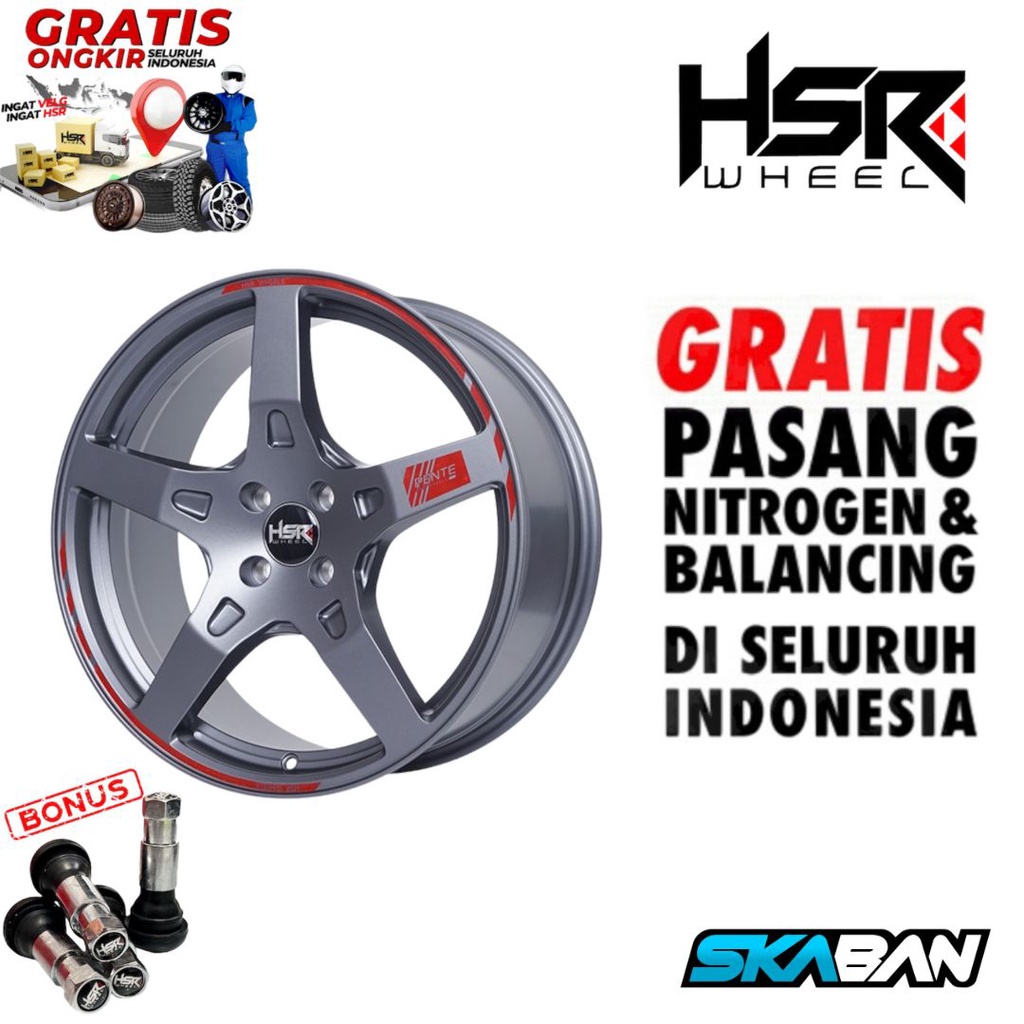 VELG MOBIL RING 18 PENTE HSR R18X8 H4X100 ET42 SMG