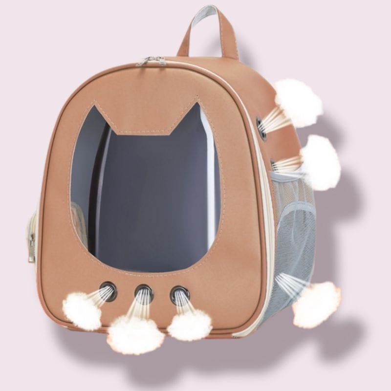 Tas Kucing Model Kepala Kucing Transparan