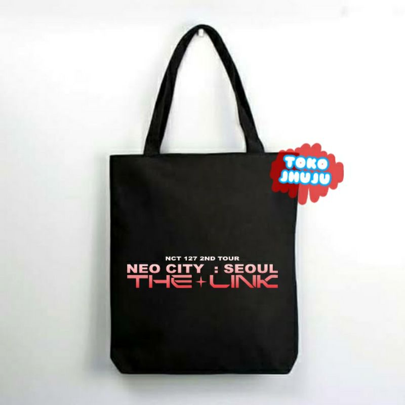 Tas Tote Bag Kpop NCT 127 Neo City The Link GRADASI MERAH