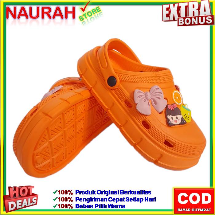 SANDAL ANAK ALINA E2022 A1 SENDAL FUJI VIRAL BAIM 100% ORIGINAL KUALITAS IMPORT JELLY EVA RUBBER ANTI SLIP NYAMAN EMPUK LUCU