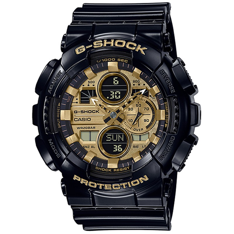 CASIO ORIGINAL G-SHOCK G SHOCK GA-140GB-1A2 GA 140GB 1A2 140 GB GA140 JAM TANGAN PRIA RS