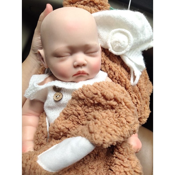 BONEKA REBORN Silikon padat seperti Bayi ASLI