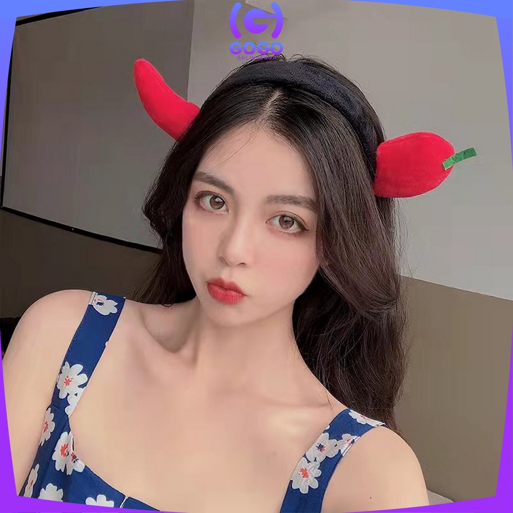 GOGO-C489 Bando Bentuk Ikan Wortel Akseskoris Rambut  Korean Style Wanita / Bando Cosplay Anak Perempuan Lucu / Bando Korea