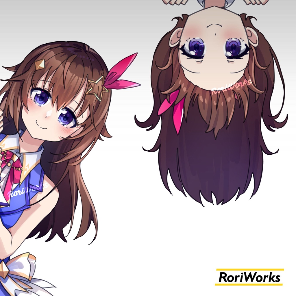 Stiker Anime Intip - Tokino Sora | hololive
